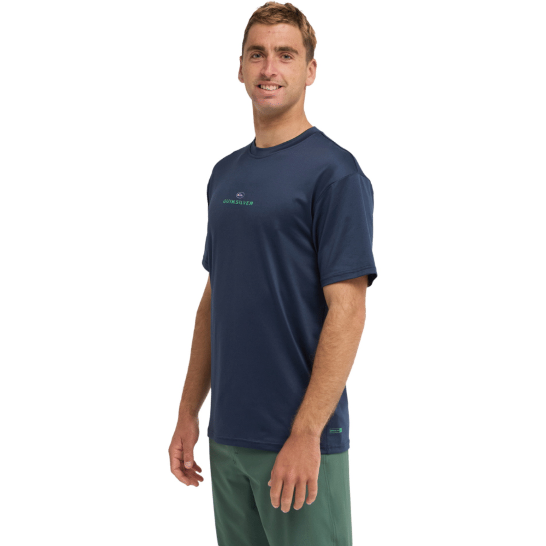 2026 Quiksilver Mens Nomad Surf Tee Short Sleeve Rash Vest EQYWR03477 - Dark Navy